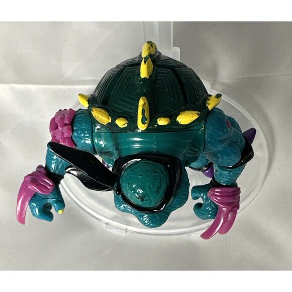 Playmates Toys 1990 TMNT Ninja Turtles Slash Evil Turtle Dimension Figure - Picture 4 of 8